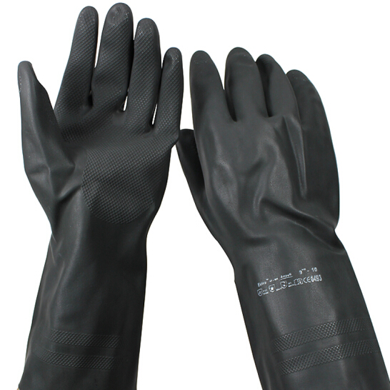 安思尔 87-950 重量型耐酸碱化工橡胶手套
