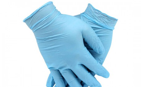 92-210 蓝色一次性无粉丁腈橡胶手套