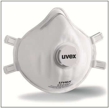 优唯斯（UVEX）Silv-Air 2310 罩杯式防尘口罩-广州阳越劳保用品