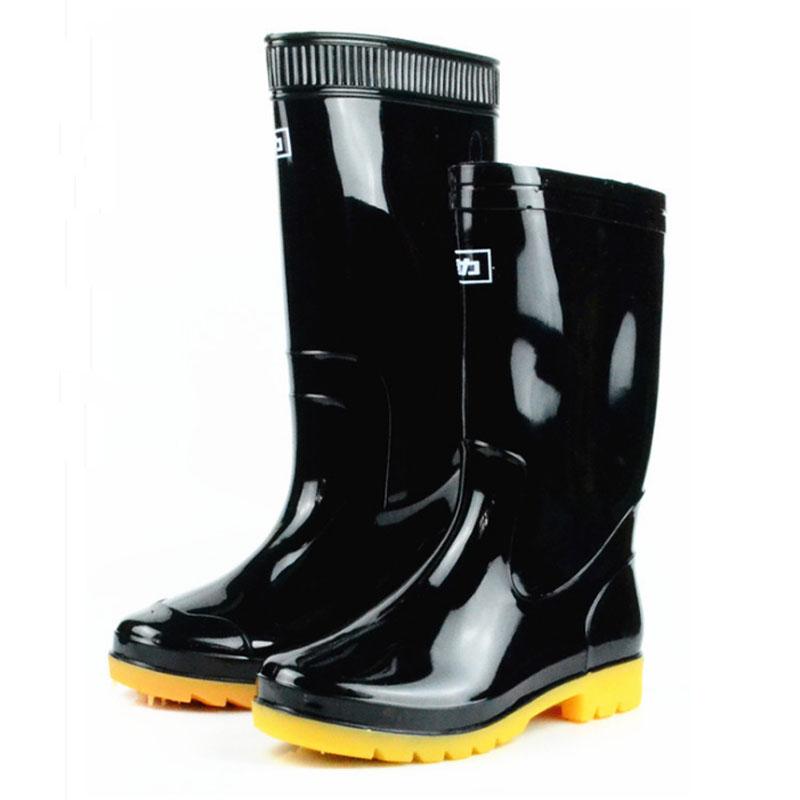 回力 807高筒黑色劳保水鞋--广州劳保雨鞋供应商