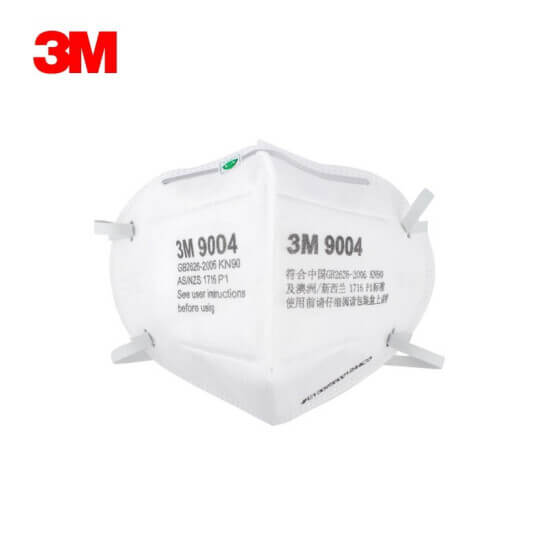 3M 9004头带式折叠式防尘口罩--广州劳保产品供应商