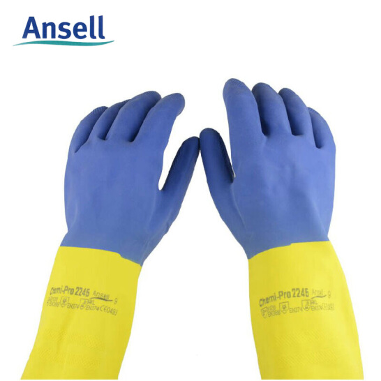 安思尔Ansell 2245氯丁橡胶耐酸碱手套