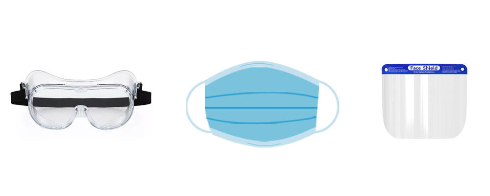 医用隔离眼罩、口罩和防护面罩：不同之处和作用